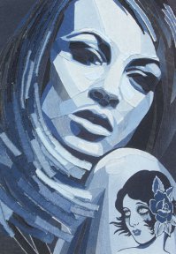 Хороший пост +

А на картинках коллажи из джинсовой ткани британского художника Яна Берри