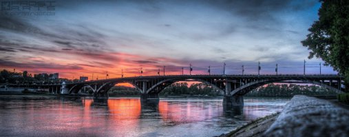 Строительство моста через р. Ангару в г. Иркутске 