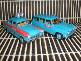 Нравятся мне уж очень милицейские машины СССР...
Мои конверсии из "Автолегенд":