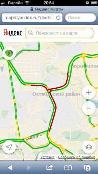 Я примерно так и думал, что из-за мудней позавчера пол города стояло. Пришлось через Щепкино в город заезжать
