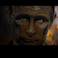 Лицо войны: художница создала портрет Путина из гильз, собранных на Донбассе.