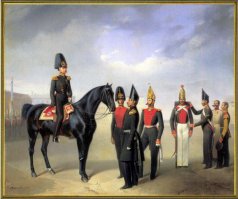 Вечная память герою и земля ему пухом. Но, автор, ты уверен, что ничего с фотографией солдата не напутал? В 1840 году фотографировать простых солдат было дороговатым удовольствием, термин "фотография" появился только за год до этого. Да и форма была, мягко говоря, несколько другая. На картинке ниже, правда, Павловский полк, но тем не менее.