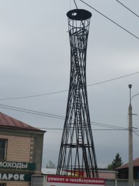 Шуховская башня в Нижнем Новгороде(1896 г.). Давно надо спасать.