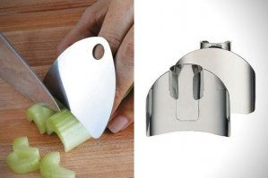 Устройство для нарезки, чтобы не резануть себе ножом по пальцам.