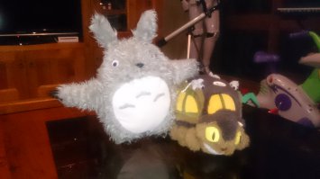 вот сейчас щелкнул пару игрушек из коллекции. Еще есть пижама тоторошка...