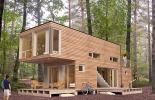 дизайнеры.. ну такие дизайнеры...
критиковать не буду.. слишком много писанины..
цена холобуды какова? из чего стены в жилой зоне? какое отопление?
если смысл поста в рекламе студии дизайна - вопросы неактуальны.. 
зы
подобное можно и из контейнеров сбацать..(полез искать картинку в гугле и аж растерялся) даже посимпатичнее.. хотя бы вот.. или вот..