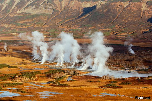 Долина гейзеров на Камчатке


такое разве что в Исландии и еще нескольких местах на планете. Не в смысле вулканической активности, а в смысле красоты пейзажа.