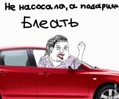 "Сюда заедь дура"