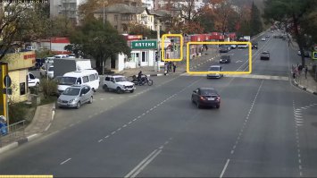 Авария дня. В Сочи "семерка" протаранила Солярис