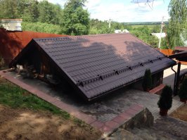 Эта баня на одной территории с поста "гараж своими руками"