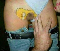 Хотел запостить татуху с Гомером и огурцом в губах, но удержался