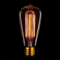 Есть похожие "ретро-лампы эдисон", те чисто декоративные, 40Вт, но нифига не светят. А эти при 12Вт вполне достойно...