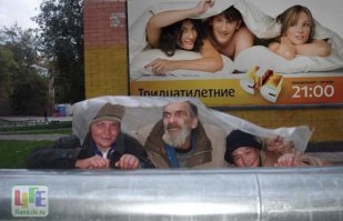 Петербургских бездомных подстригли под хипстеров