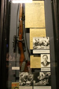 Винтовка Зайцева летом 2014г. музей-панорама Сталинградской битвы.