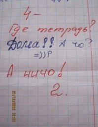 20 забавных записей из школьных дневников
