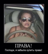 Жена сдала на права