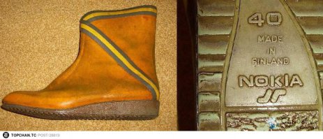 1865: Зарождение Nokia в ДЕРЕВООБРАБАТЫВАЮЩЕЙ индустрии – появление фабрики Фредрика Идестама на реке Нокия, юг Финляндии.

1917: Nokia входит в коалицию трех компаний и расширяет круг деятельности до изготовления ИЗДЕЛИЙ ИЗ РЕЗИНЫ и производства КАБЕЛЕЙ ДЛЯ ЭЛЕКТРОСЕТЕЙ.

1967: Nokia объединяется с The Finnish Rubber Works и The Finnish Cable Works. Образование корпорации Nokia Corporation.

1973: Выпускается в производство самая популярная модель РЕЗИНОВЫХ САПОГ от Nokia, Kontio - разных цветов и для всех возрастов.

1975: Аннонсирован КОМПЬЮТЕР MikriMikki 3.

1977: Kari H. Kairamo становится генеральным директором Nokia Corporation, что означало трансформацию Nokia в гиганта электроники.

1979: Рождение МОБИЛЬНЫХ ТЕЛЕФОНОВ Nokia.