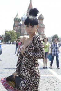 Актриса Бай Лин на праздновании своего дня рождения