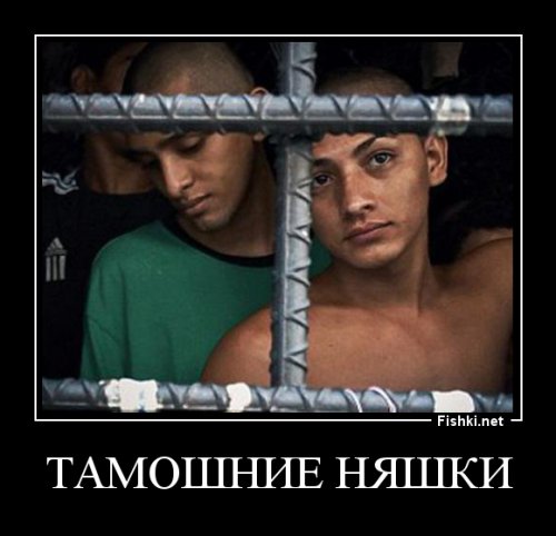Заключенные в клетки сальвадорской тюрьмы