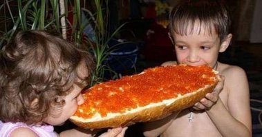 Праздничный бутерброд.