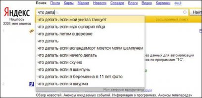 Чего такого эдакого спросили у Яндекса в прошлом месяце?