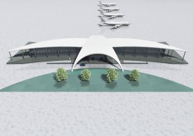 В Белгороде недавно отстроили в виде птицы (какой, придумайте сами)