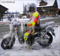 Зимой на скутере???