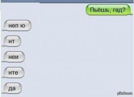 14 СМС, посвященные алкоголю и последствиям его употребления