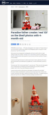 Это фотошоп. Отец детенка этого и не скрывает.