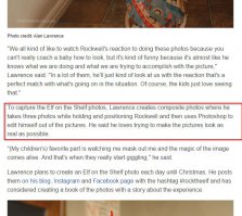 Это фотошоп. Отец детенка этого и не скрывает.