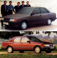 По моему, этот прототип больше на Ford Sierra похож, чем на Audi 100.