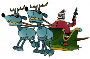 Рождественское роботизированное поздравление от компании Boston Dynamics