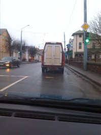 Сфотографировано в моём городе,Сморгонь.Не ожидал увидеть(город очень маленький).Приятно)