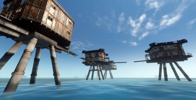 Джазленд смахивает на локацию в Фолыче НВ . А Красные Пески один в один из Stranded Deep