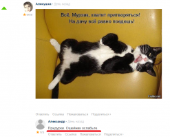 Комментарии фишкян