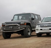 Вот еще классная тачка от наших умельцев. База ГАЗ-66