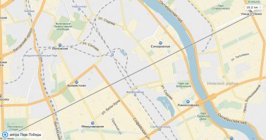 Меня другое удивило : 110руб. Дыбенко -> Победы
Но потом разобрался город не тот. А жаль