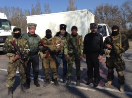 вот казаки в крыму во время референдума