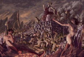 прям как души в аду.