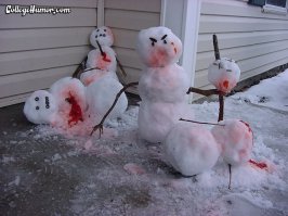 15 безумных идей из чего можно сделать снеговика, если у вас нет снега