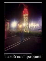 Там где не бывает зимы - тоже празднуют Новый Год!