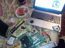 ах да я же забыл про НГ, вот чинил куллер бука леново))) а там без разбора никак))