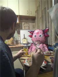 Теща в гости приехала.