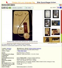 Minifon M51 (Mi51) запись на проволоку.