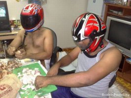 Тогда Вам поможет противогаз или шлем!