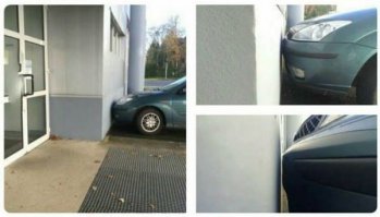 Открою секрет потрясающей парковки. Подъезжать до начала хруста на нейтралочку и ручничек. Вуаля!