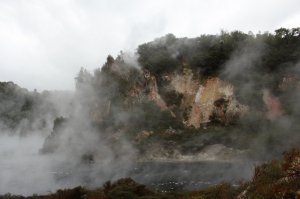 А вот мои. 2010-й. Северный остров. Роторуа.

Waimangu Volcanic valley.
Hell's Gate.