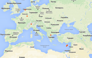 У меня показывает только те места, где я включал интернет (т.е. вайфай в отеле/возле него или 4G при крайней необходимости). Но, почему-то, далеко не все и не совсем точно (3-4 квартала расхождения в некоторых).