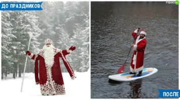 Русский Дед Мороз ходит  в синей шубе,не надо нам амереканскую красную шубу!!!

 В наше время тесно переплелись два образа – русского Дева Мороза и американского Санта Клауса. Сказочный Санта произошел от реального человека – архиепископа Святого Николая, который жил в Турции в 4-м веке. Он известен тем, что подбрасывал беднякам мешочки с золотом. Традиция дарить подарки сохранилась и до наших дней, и ежегодно 19 декабря детишки обнаруживают под подушкой небольшой сюрприз – награду за хорошее поведение. Когда произошел переход на новый календарь, святой начал приходит к детям на рождественские праздники, а в нашей стране – на Новый год.

Так и возник образ Санта Клауса. Вначале он был веселым эльфом без бороды. В 19-м веке был создан образ добродушного старичка в красном костюме, хорошо знакомый и нам. И сейчас Деда Мороза, по аналогии с Сантой, все чаще рисуют именно в красной одежде. Способствуют этому и европейское влияние, и многочисленные рекламы, и фантазии художников и дизайнеров. (с)