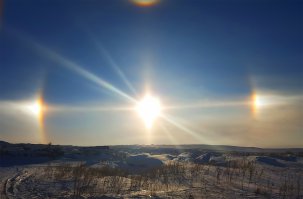 Недавно постил гало в Карагандинской области, Казахстан